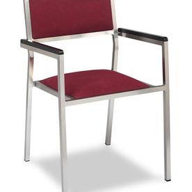 Comercial Pizarro silla roja